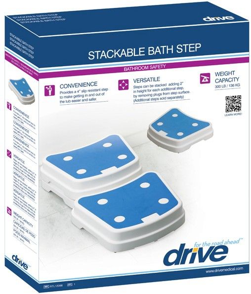 Image 3 of Drive Portable Non-Slip Bath Step