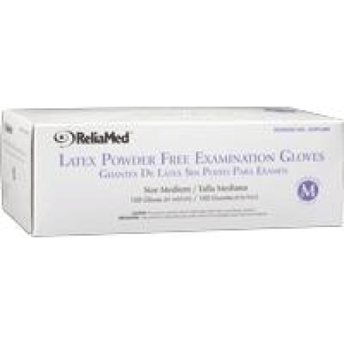 Image 1 of ReliaMed Latex Exam Gloves Powder Free - NonSterile