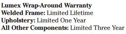 Lumex Preferred Warranty