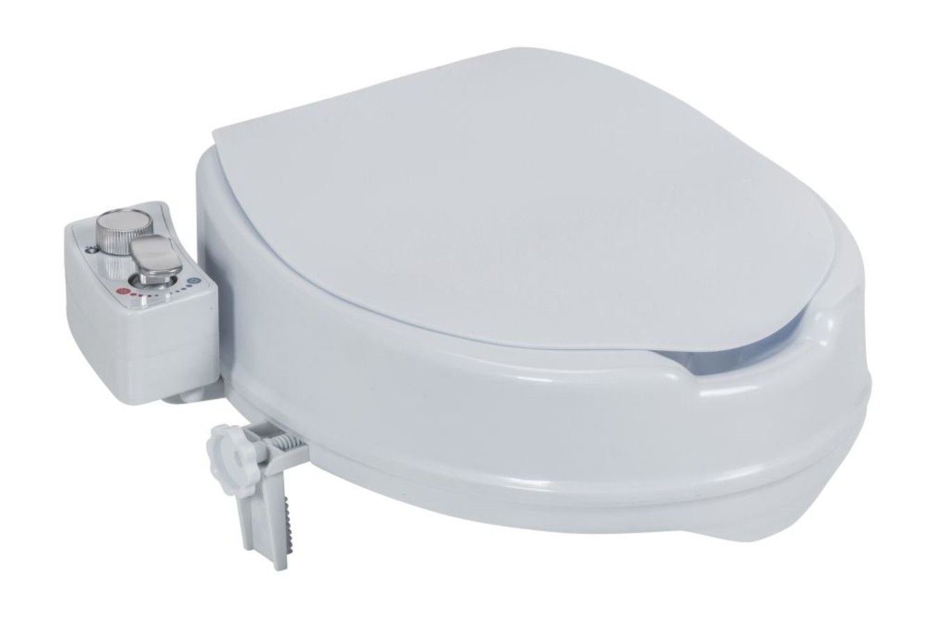 Closed Toilet Seat - Warm and Ambient Water