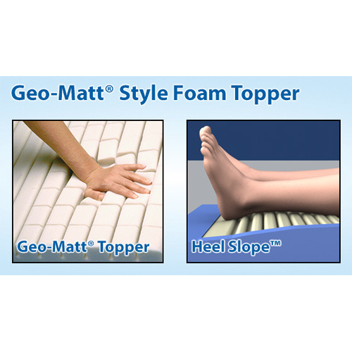 PressureGuard Easy Air Geo-Matt Foam Topper