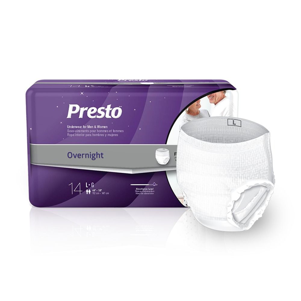 Presto FlexFit Overnight Underwear