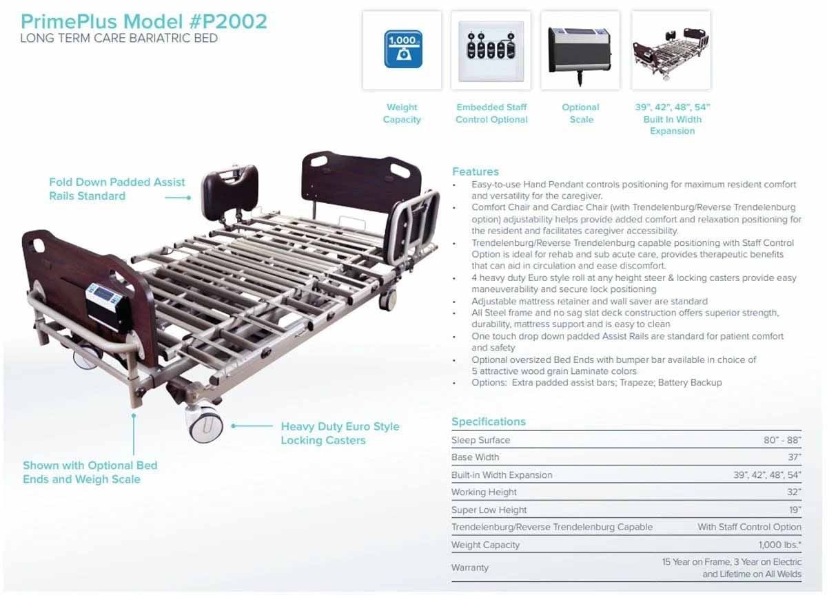 Image 6 of Drive Primus PrimePlus P2002 Expandable Bed