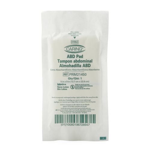 Image 6 of Caring ABD Pads - Tampon Abdominal Almohadilla - Sterile