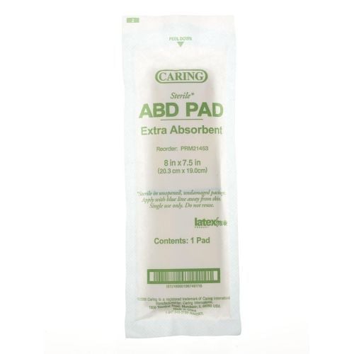 Medline Caring ABD Pads, Tampon Abdominal, Sterile | Vitality Medical