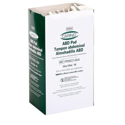 Image 8 of Caring ABD Pads - Tampon Abdominal Almohadilla - Sterile