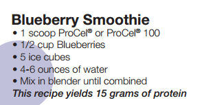 ProCel Blueberry Smoothie Recipe
