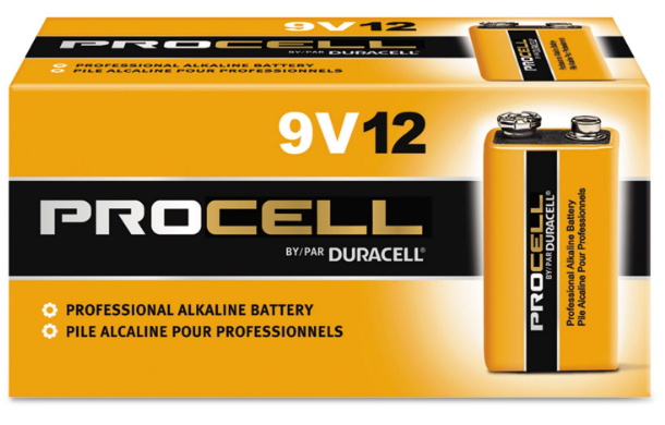 Image 2 of 9V Duracell Procell Batteries
