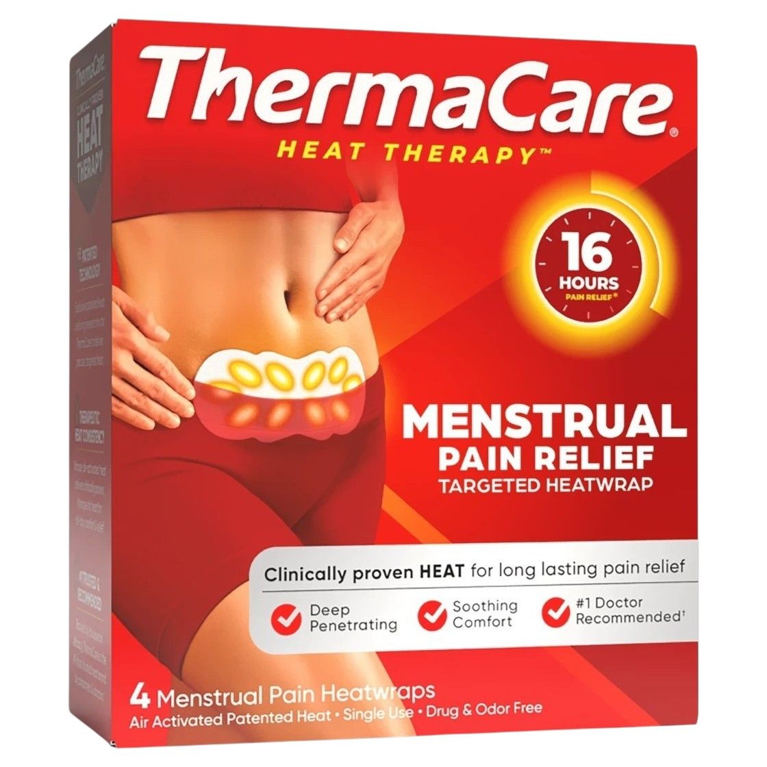ThermaCare Menstrual Pain Therapy HeatWraps