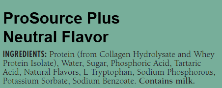 Neutral Flavor Ingredients