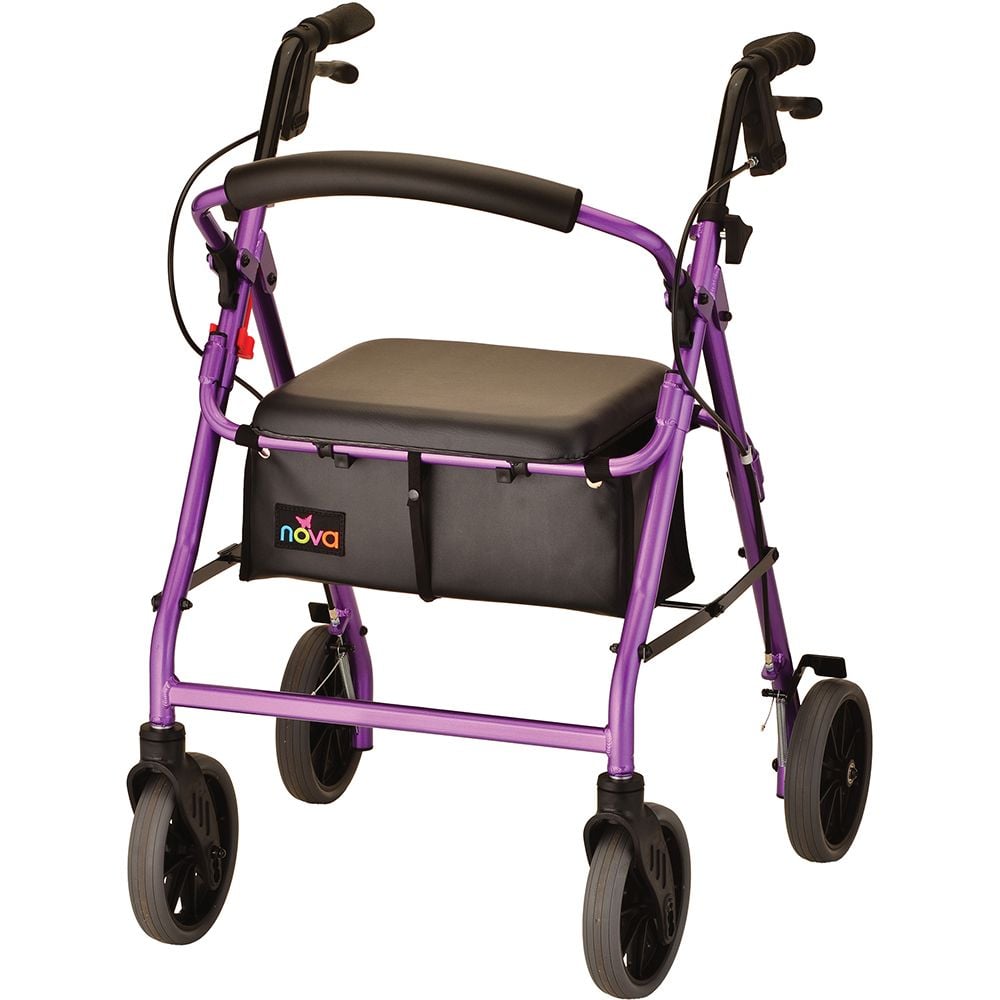 Purple Rolling Walker