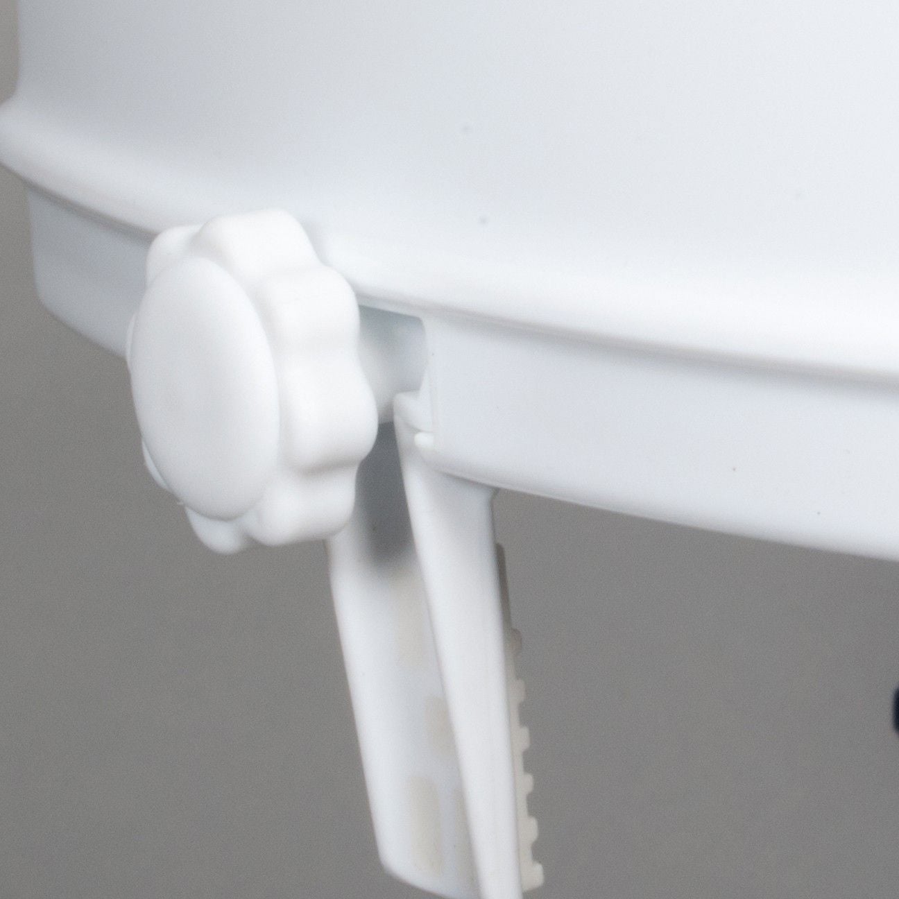 Image 2 of Drive Medical Raised Toilet Seat with Lock and Lid, Standard Seat (2, 4, 6 inch)