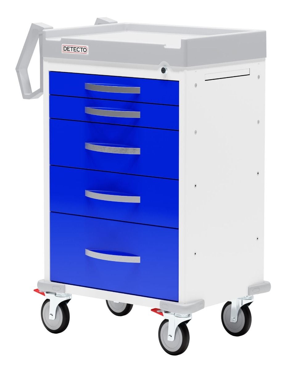 6 Drawer DETECTO Rescue Series Medical Carts