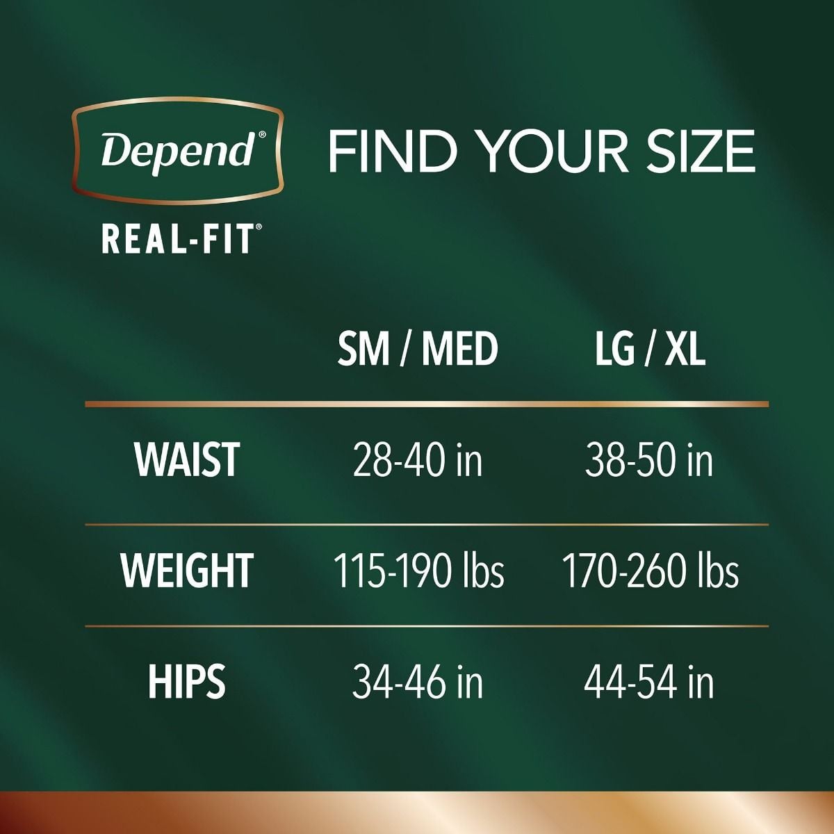 Image 3 of Depend Real Fit Incontinence Underwear for Men