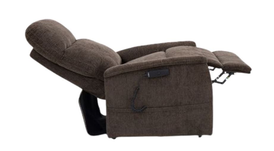 Reclined Recliner- Latte