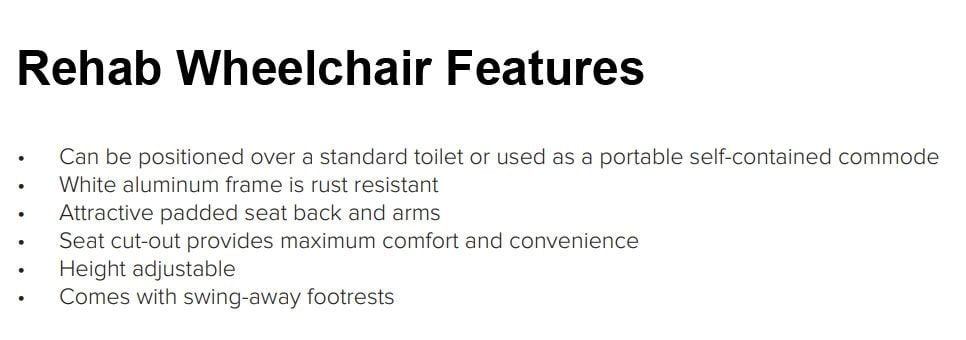 Wheelchair Features