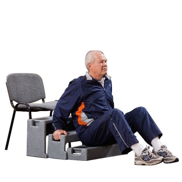 Man Lifting Himself into a Chair Using ResQUp