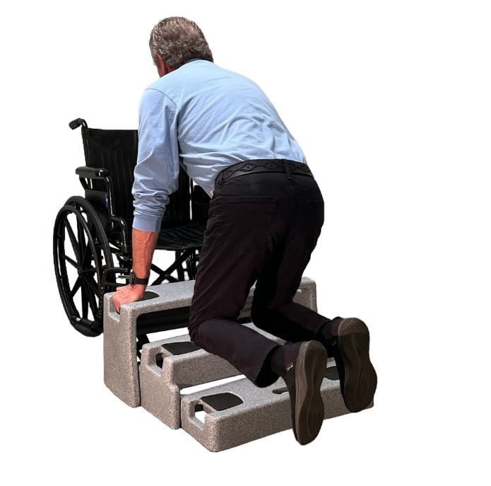 Man Kneeling on ResQUp