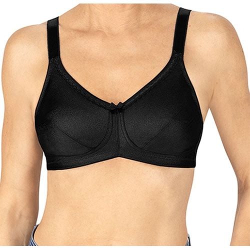 Rita Soft Bra, Black Front View