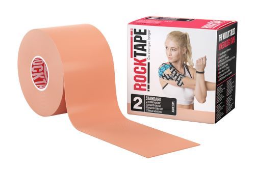 Rocktape Kinesiology Tape Standard: 2-inch width, beige