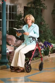 Roller Walker with Seat