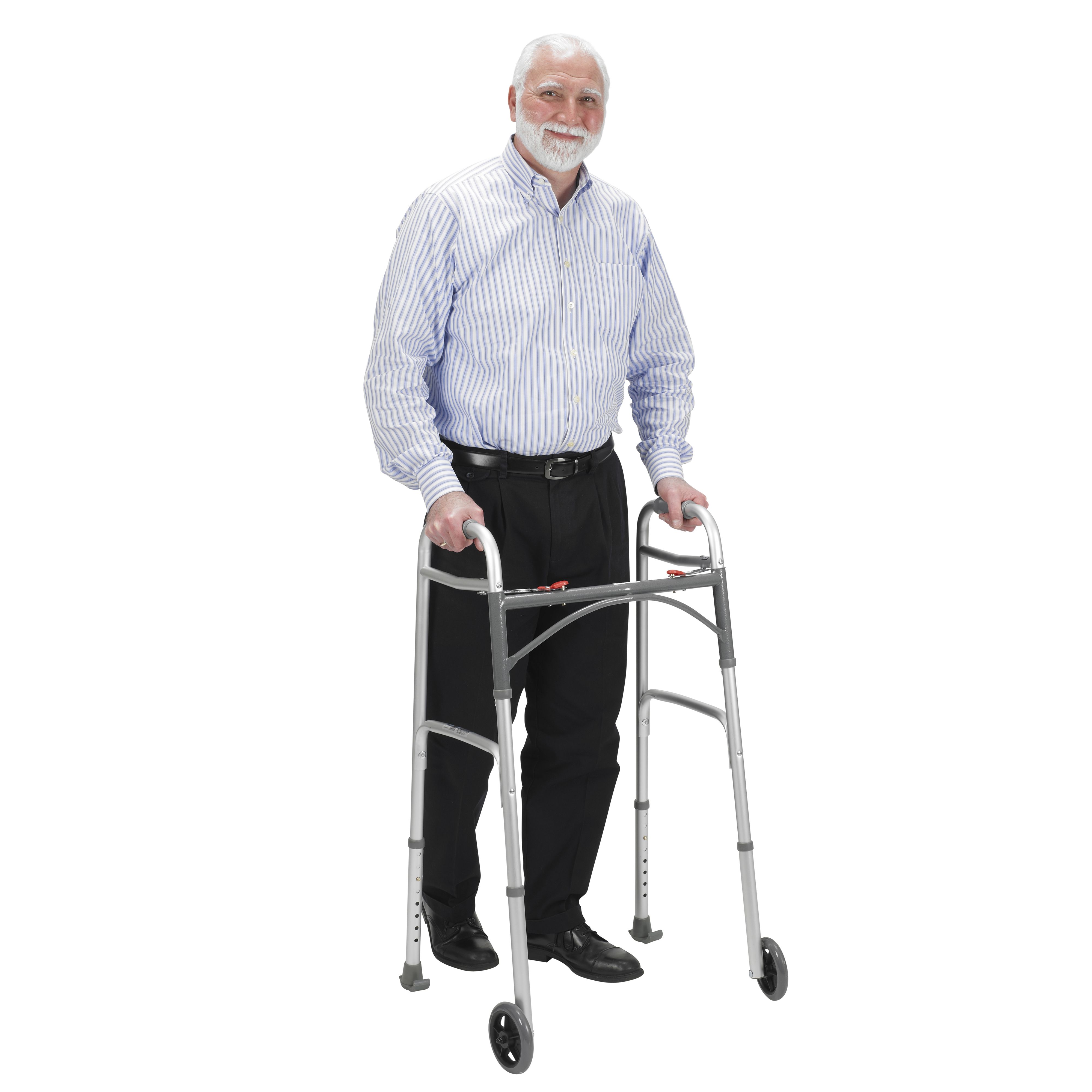 Image 2 of Drive Medical Walker Glide Ski