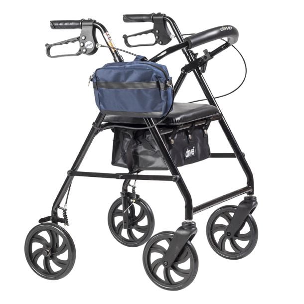 bag attached to a rollator