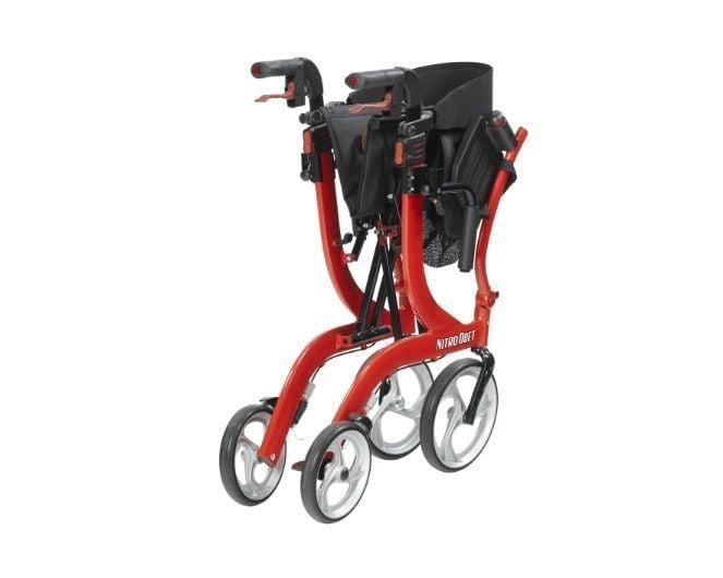 Drive Medical Nitro Duet Rollator and Transport Chair | RTl10266DT