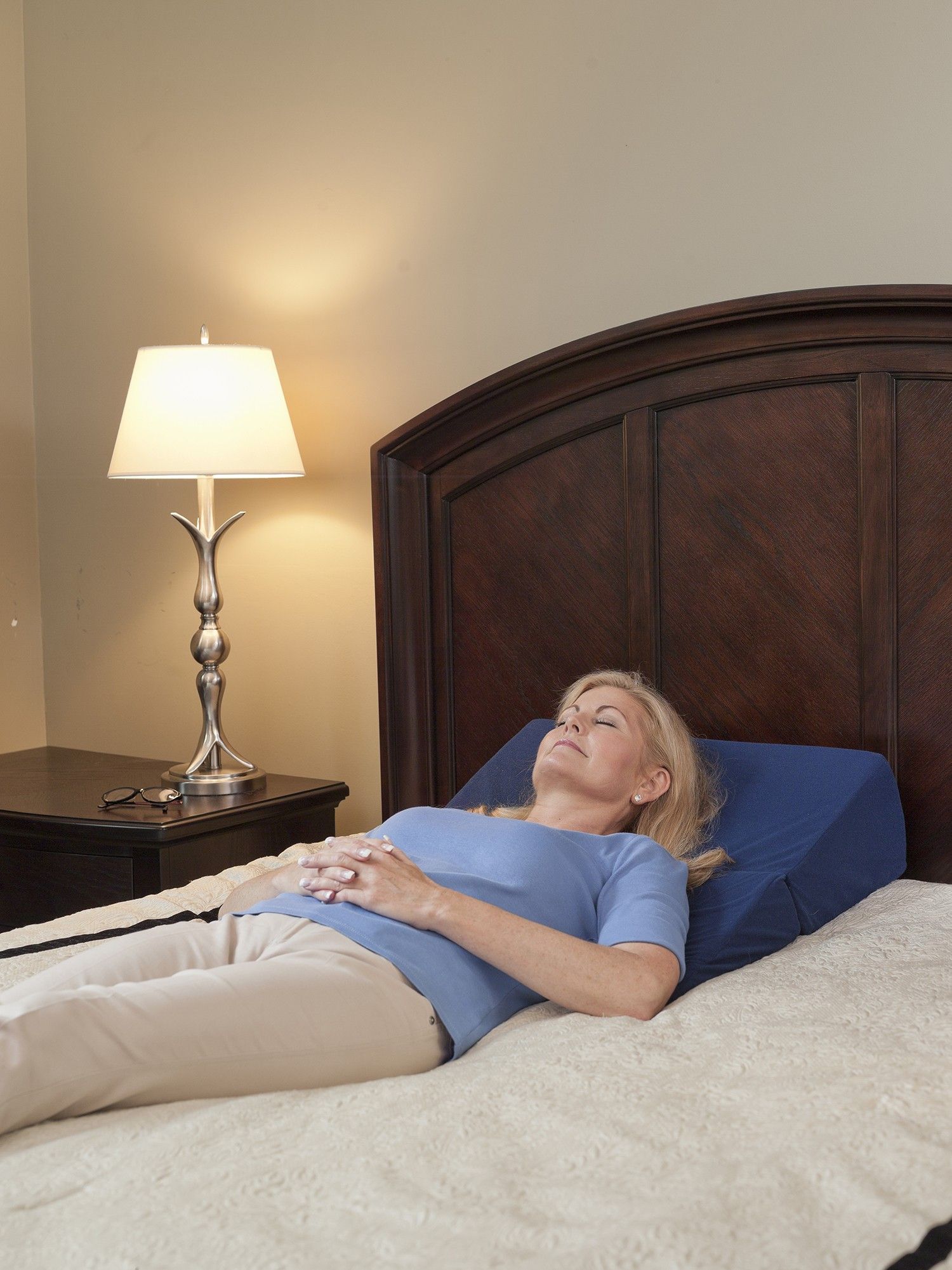 Bed Wedge In Use