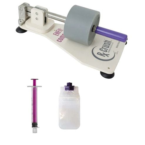 RXSK2 - Pediatric Starter Pack with pill crusher, syringes, and pouches