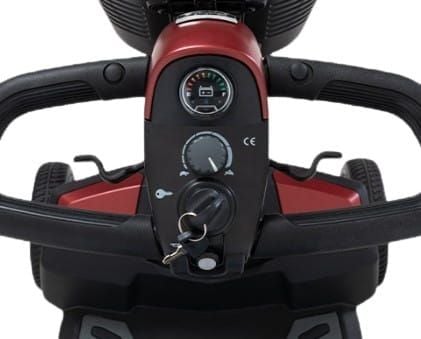 Garnet Red Handlebars and Console