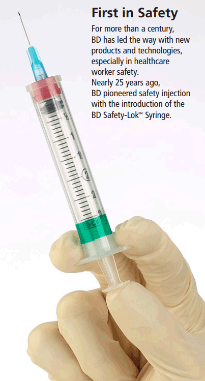 Safety Loc Syringes