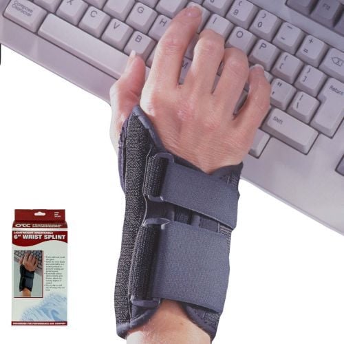 Image 1 of OTC Wrist Splint Hook and Loop - 6 Inch