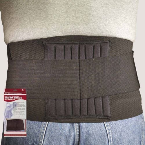 Image 1 of OTC Heavy Duty Adjustable Sacro Brace with Thermo Pad