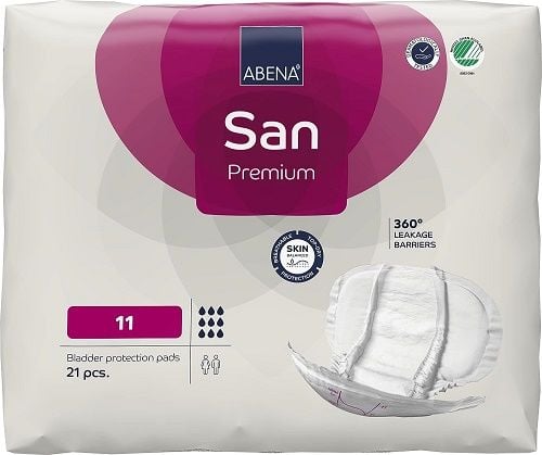 ABENA San packaging front.