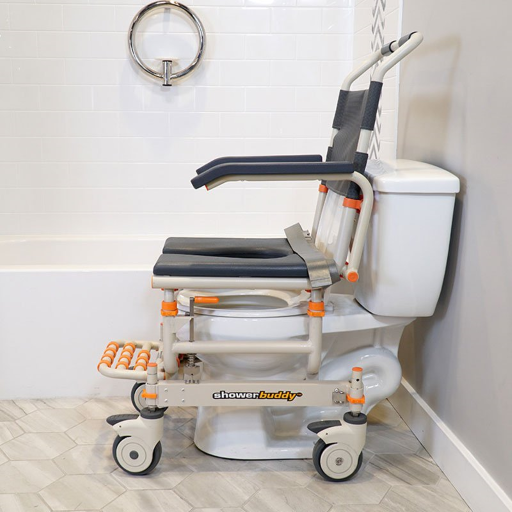 ShowerBuddy at the Toilet