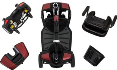 Disassembled Scooter Parts
