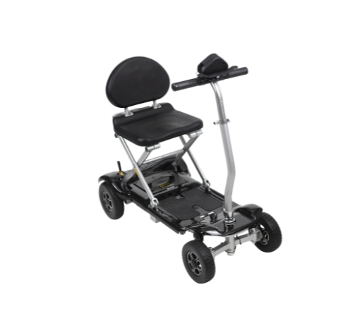 The Vive Folding Mobility Scooter in its unfolded form.