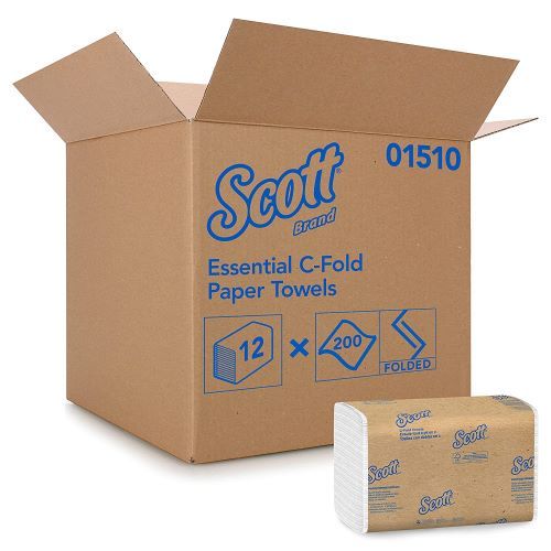 Box of 12, Scott Brand C-Fold Paper Towels