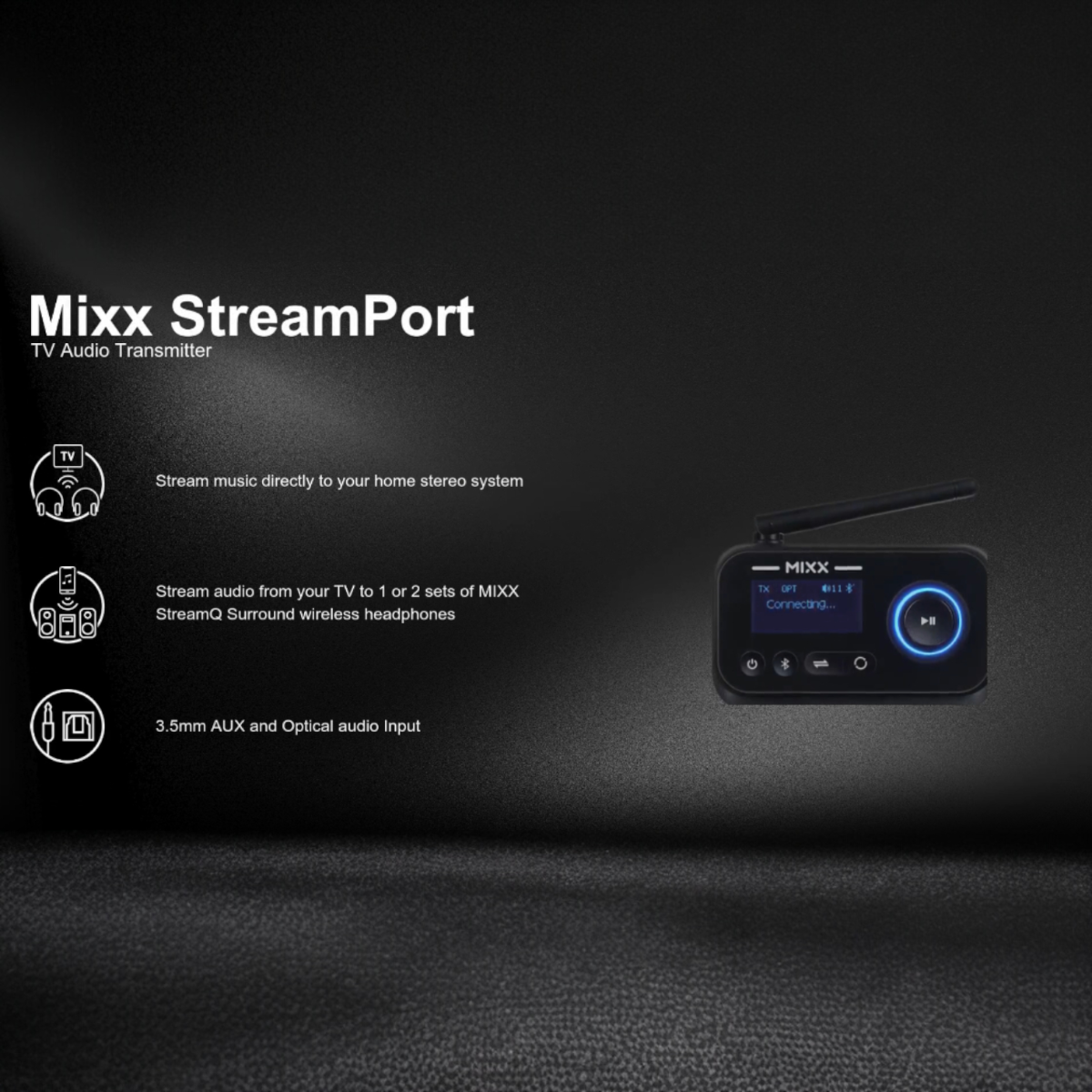 StreamPort Transmitter Features