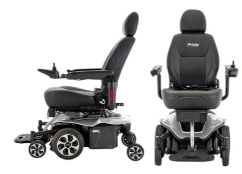 Side and front wheelchair angles