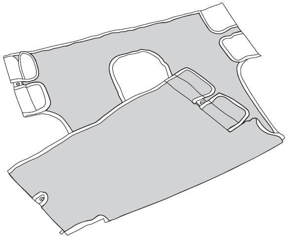 Image 3 of Drive Medical Patient Lift Slings