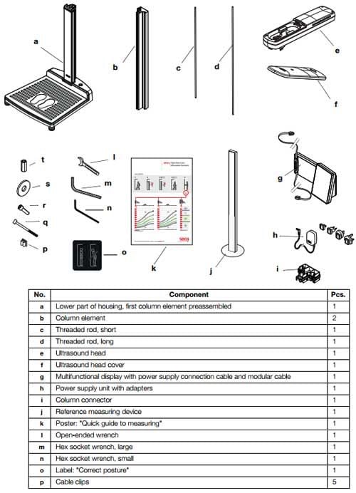 Seca 286 Components