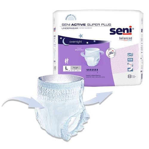 Seni Active Super Plus, large (8 pack)