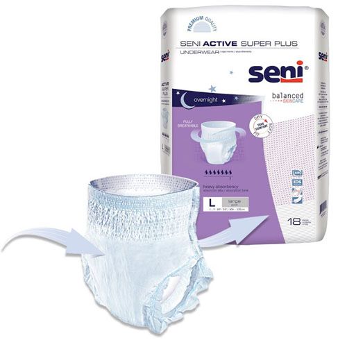 Seni Active Super Plus, large (18 pack)