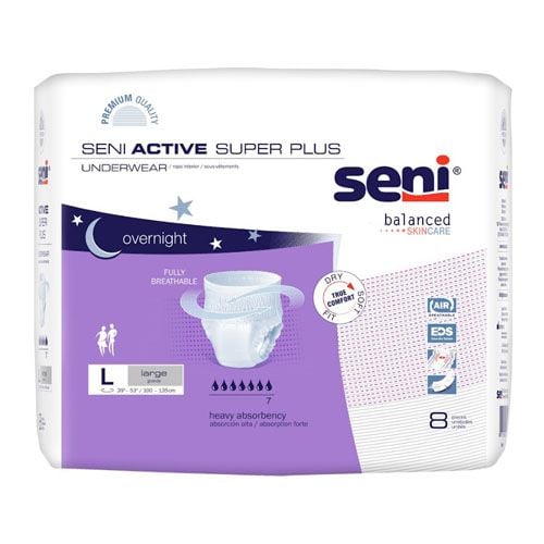 Seni Active Super Plus, large (8 pack)