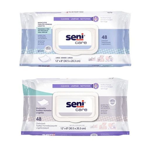 Seni Care Disposable Rinse-Free Bath Wipe