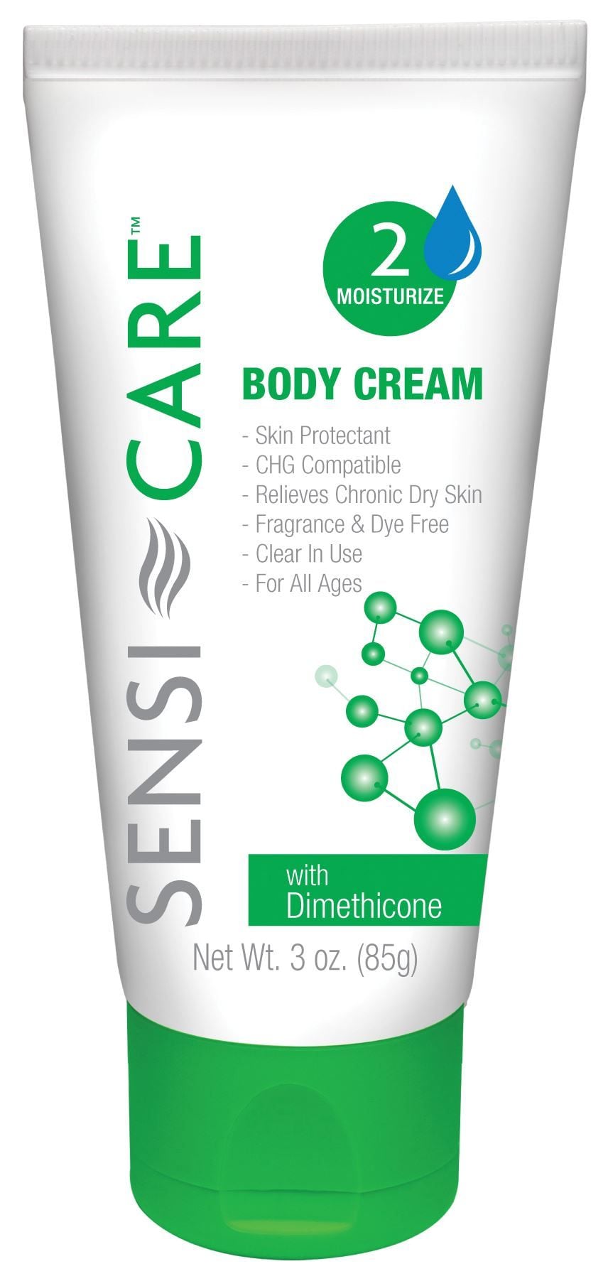 Sensi-Care 2 Moisturizing Body Cream - 3 oz. Tube (324403)