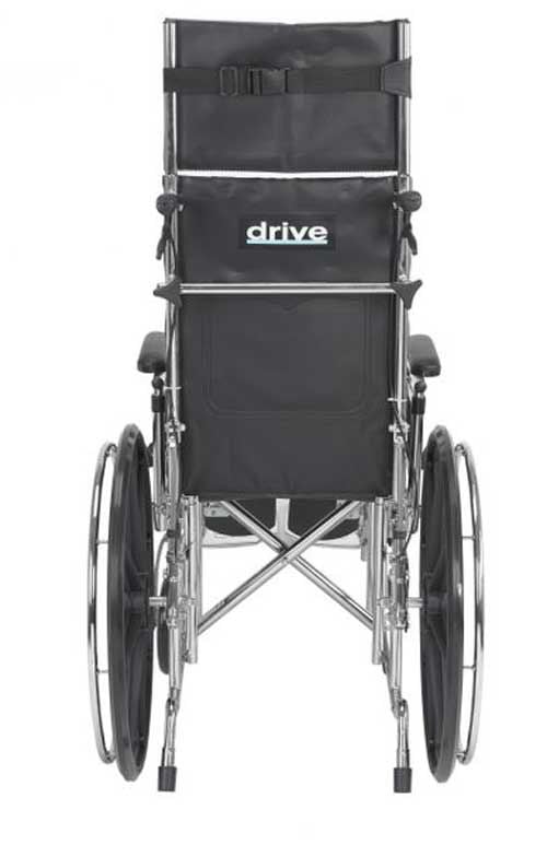 Sentra Bariatric Full Reclining Dual Axle Wheelchair 22 Inch