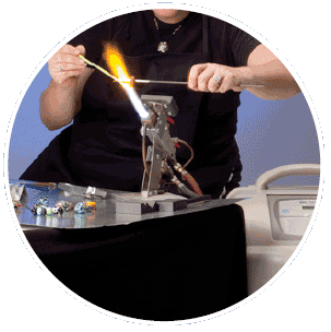Concentrator Glass Blowing Application